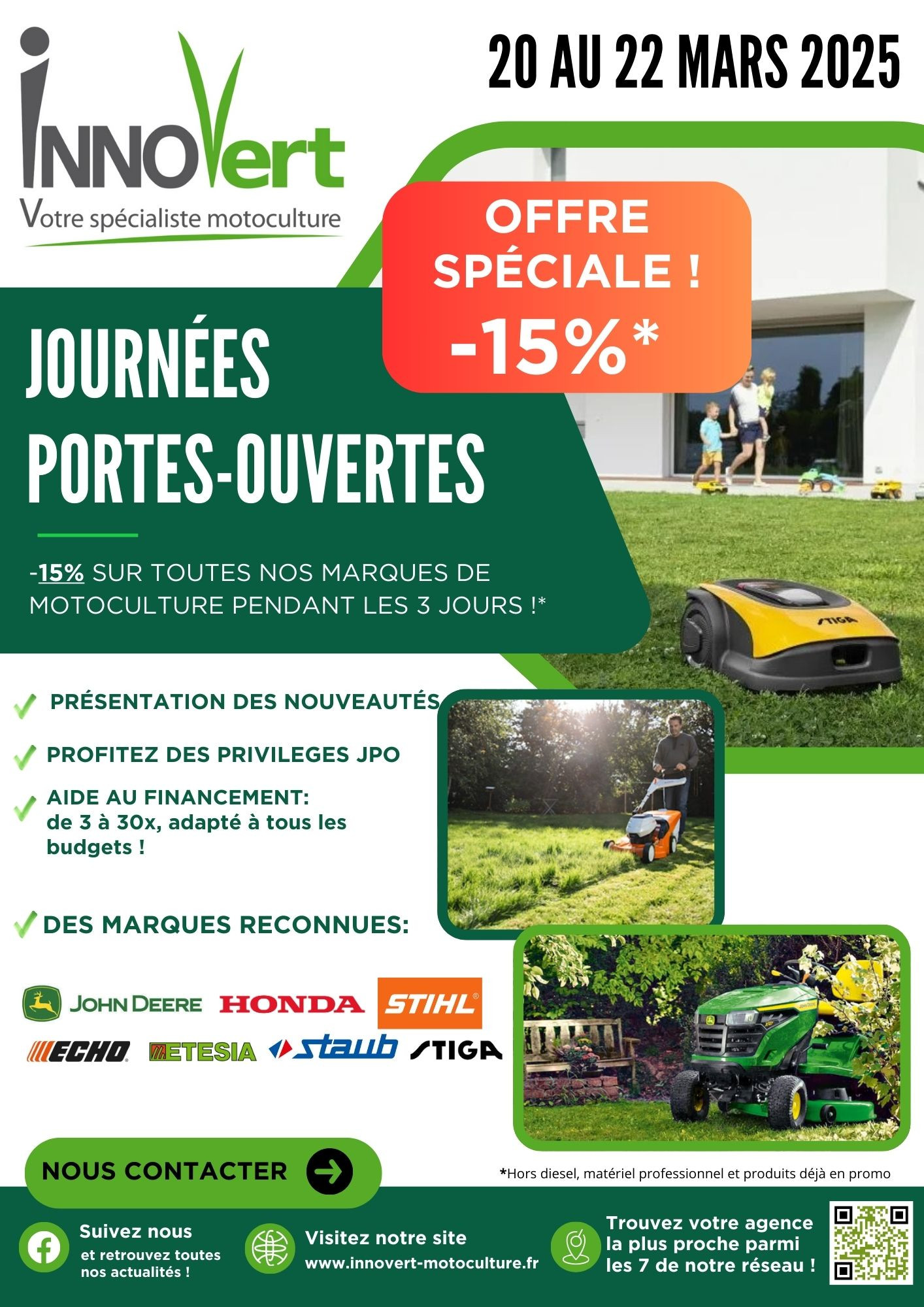 SAVE THE DATE ! du 20 au 22 mars sur les agences de Villeneuve, Agen-Boé, Castillonnès et Montayral !